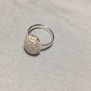 Synthetic diamond ring